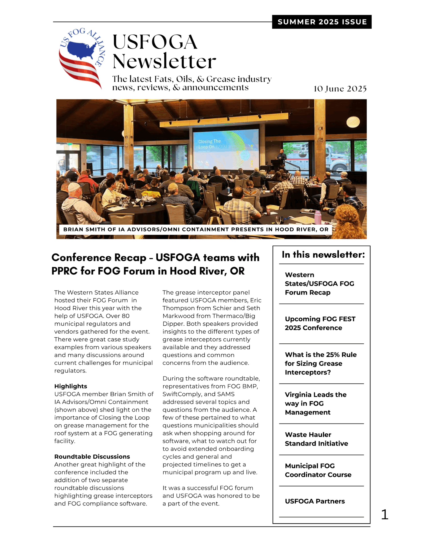 USFOGA Summer 2025 Newsletter-1